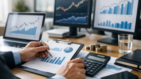 Gestión financiera empresarial con control diario