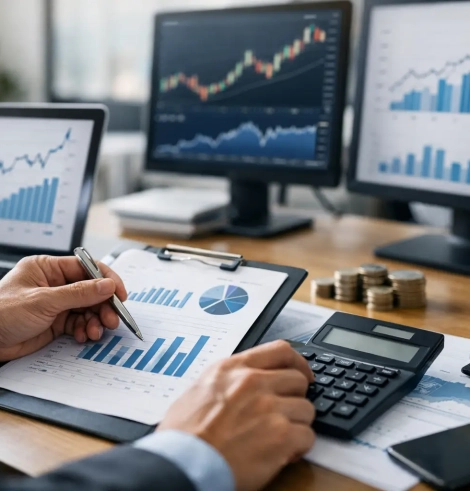 Gestión financiera empresarial con control diario