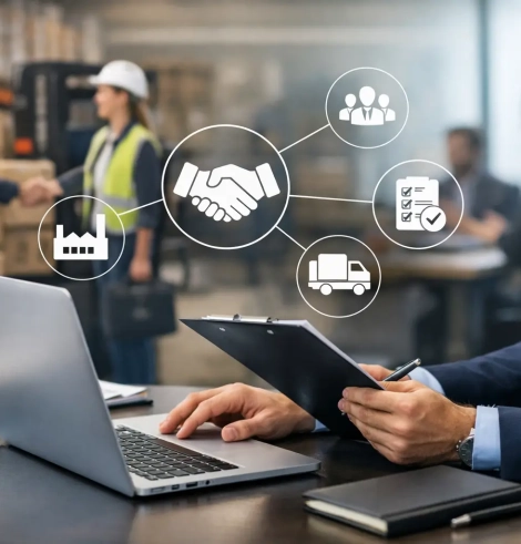 Administración de proveedores con control real