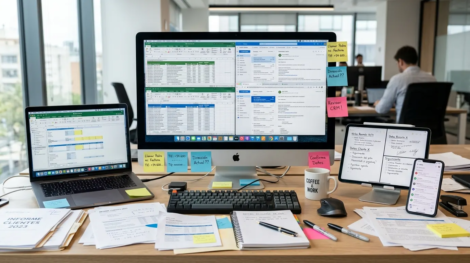 Información de clientes dispersa en archivos